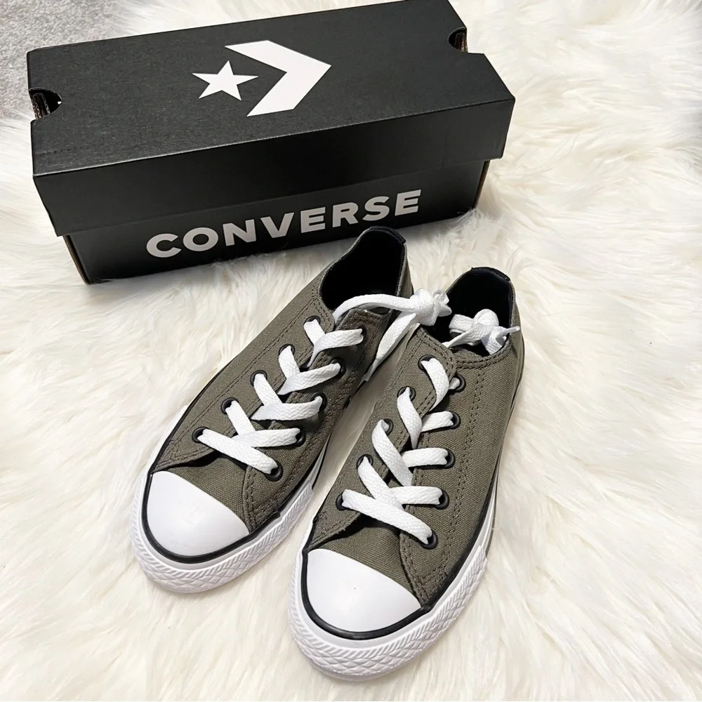 New In Box Army Green Converse